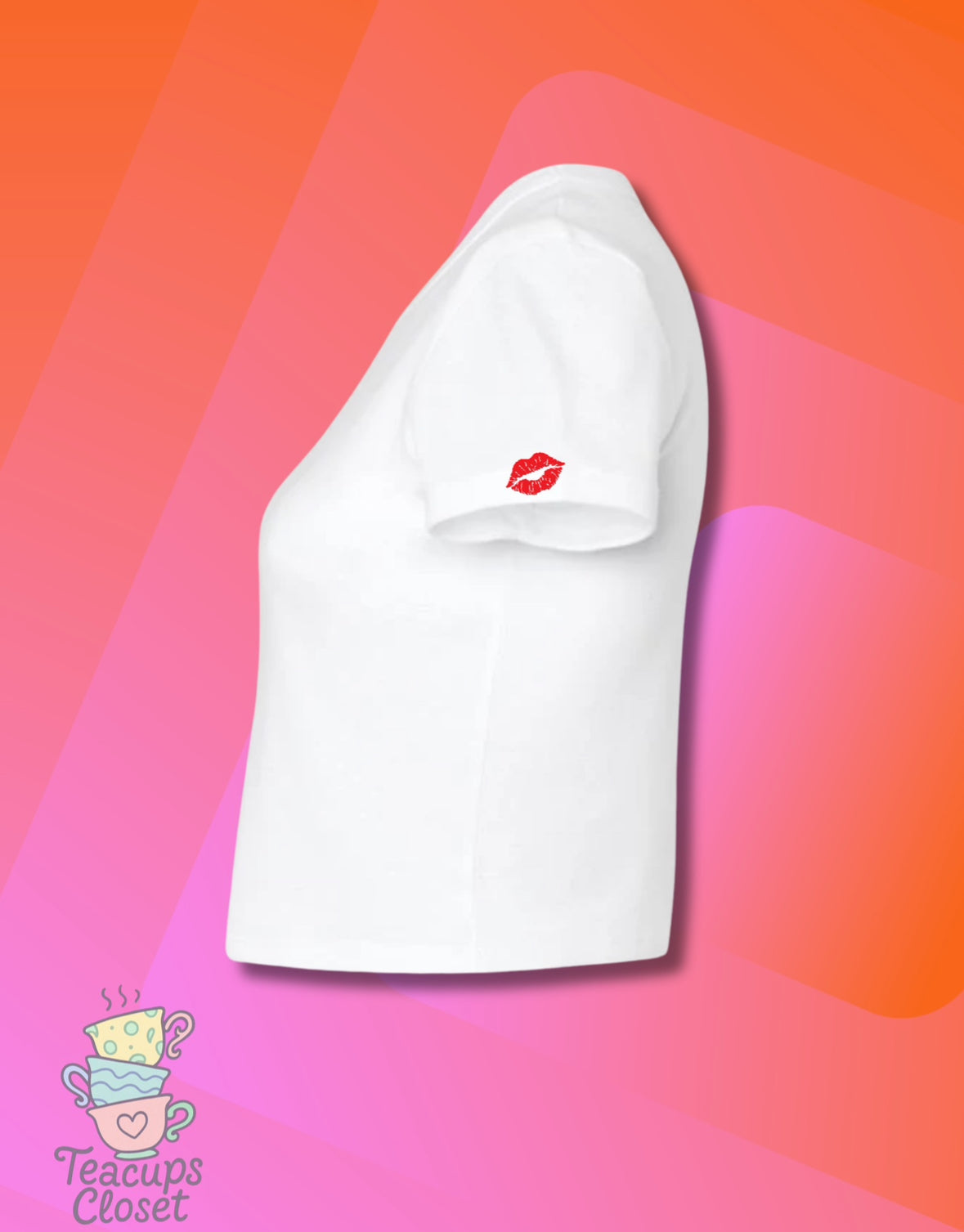 A Real Bad Girl Cruella White Baby Tee