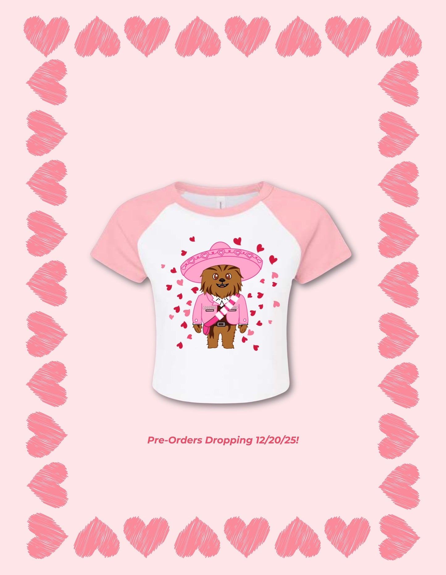 El Chewie Romantico Baby Tee
