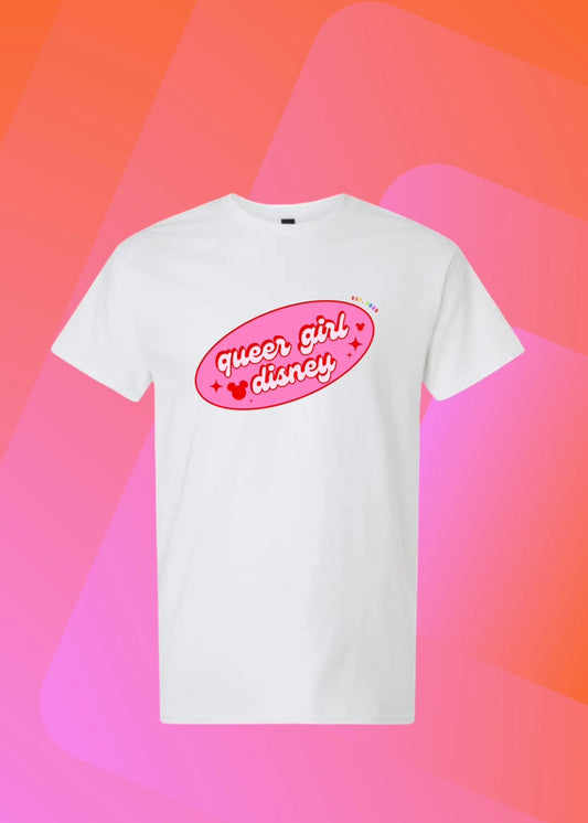 Queer Girl White Unisex Tee