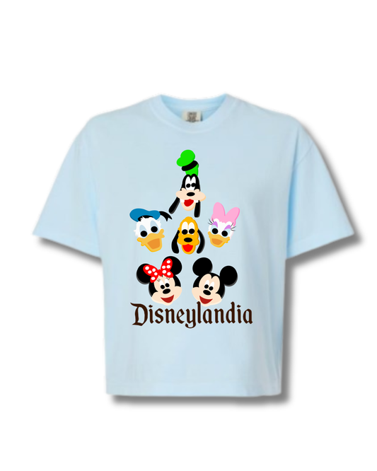 Paleta Faces Women's Boxy Tee (Light Blue)