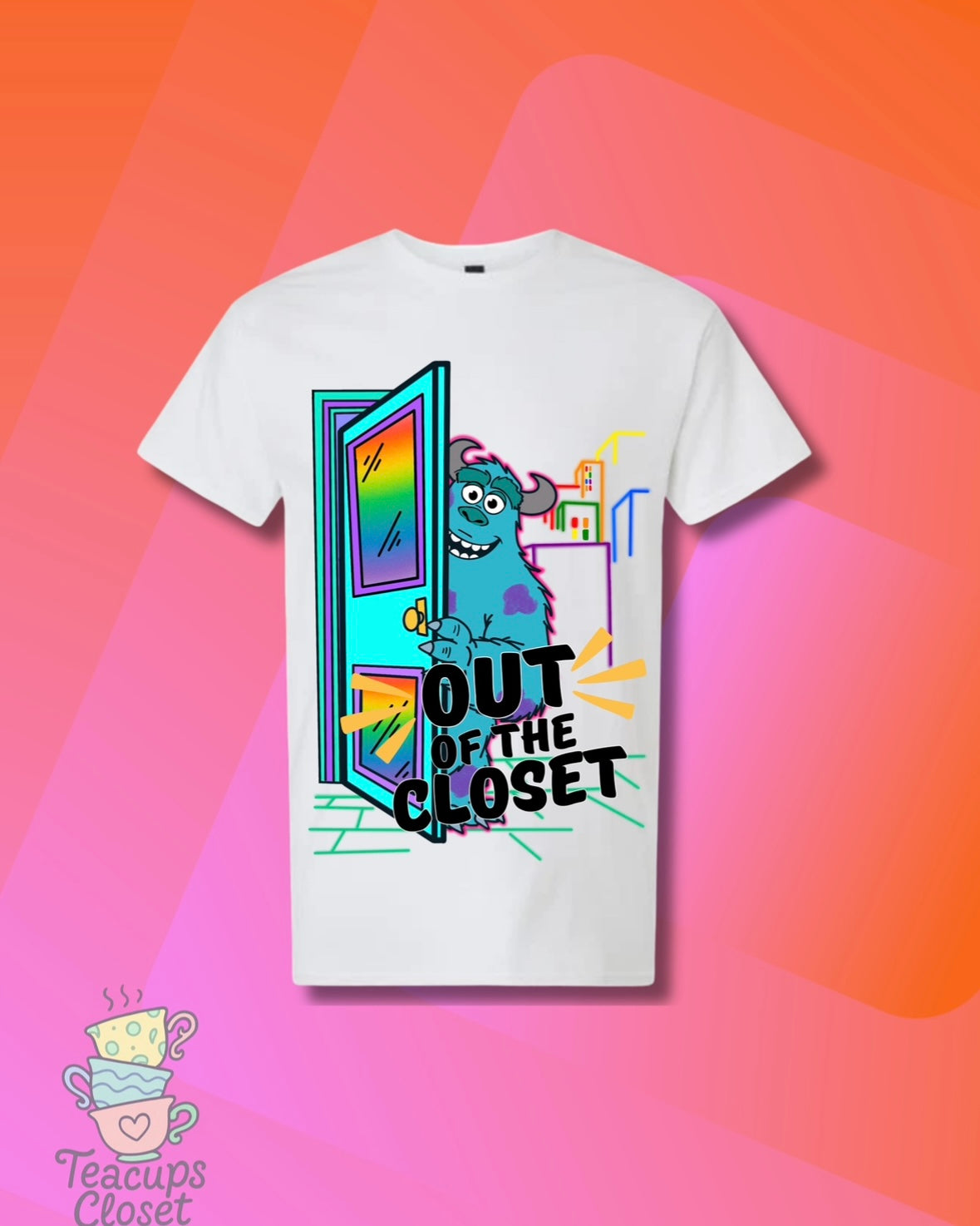 Out of the Closet White Unisex Tee