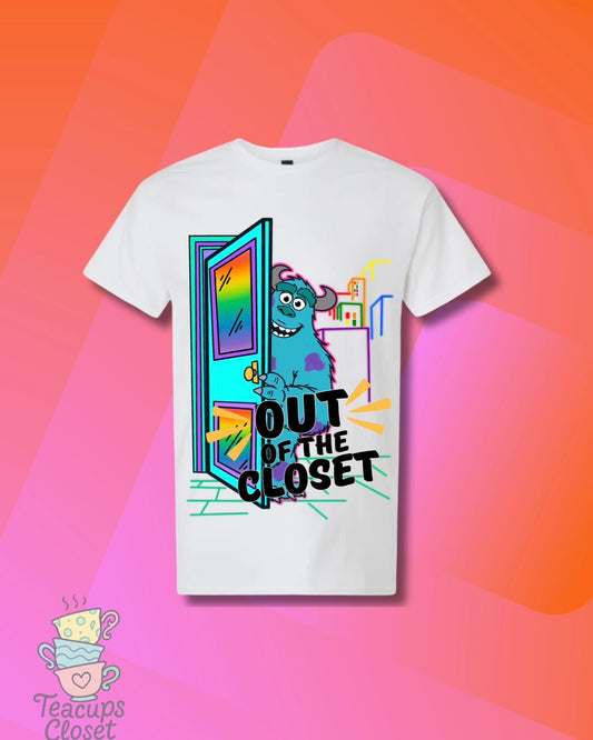Out of the Closet White Unisex Tee
