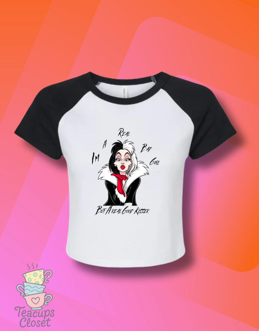 A Real Bad Girl Cruella Baby Tee