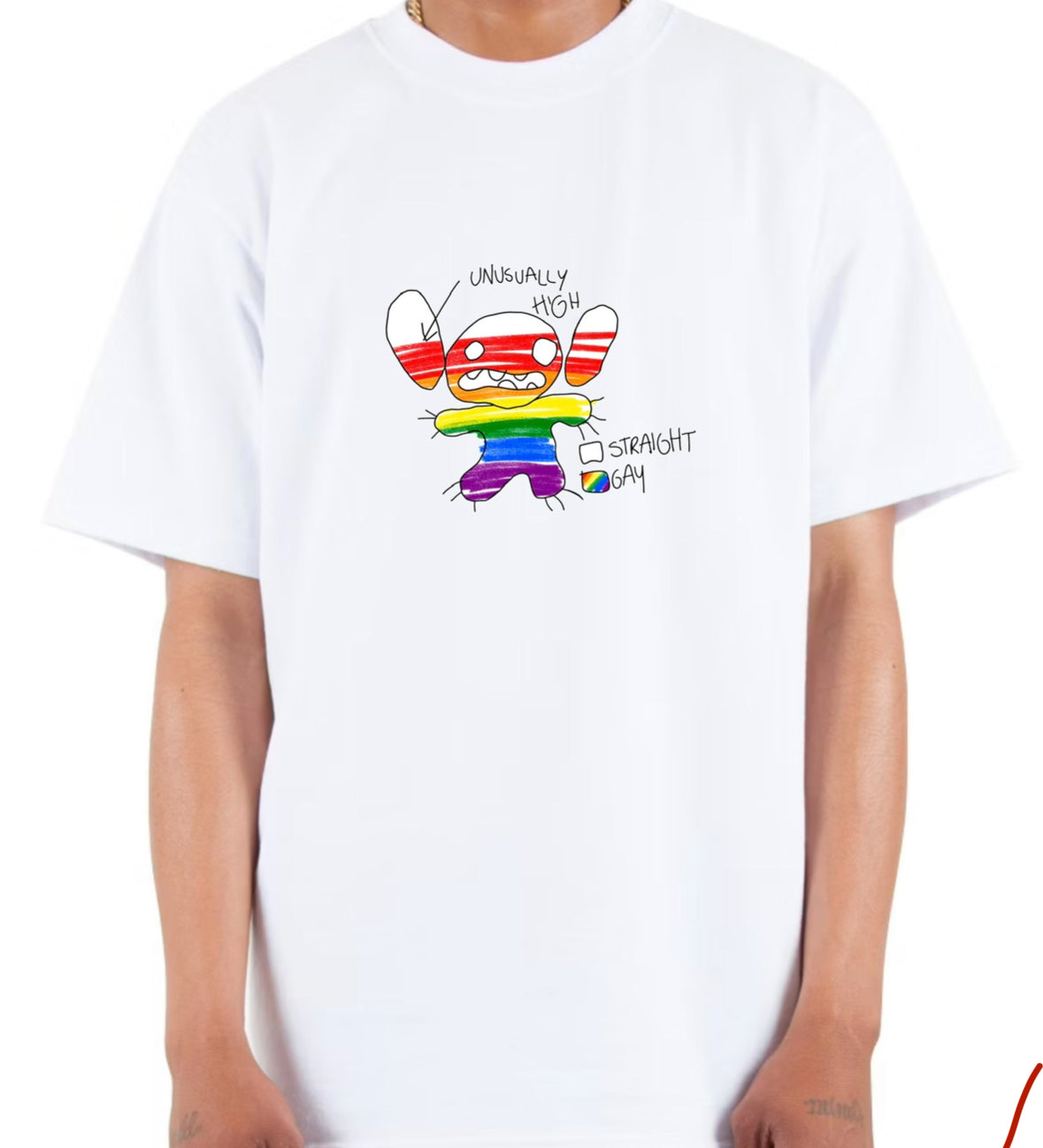 Stitch Gay Meter Unisex Tee