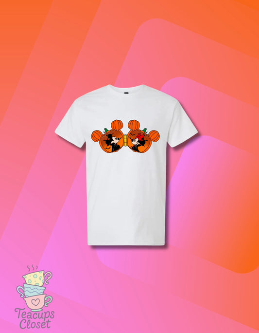 Mickey and Minnie Halloween Unisex Tee