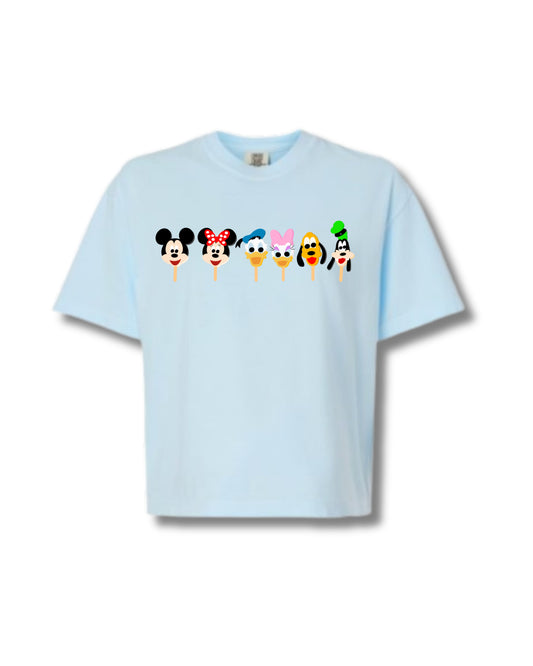 Paleta Women's Boxy Tee (Light Blue)