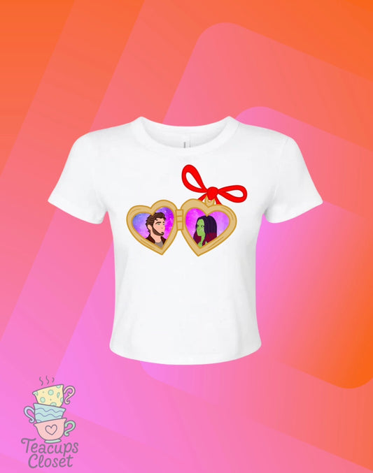 Gamora and Star-Lord Baby Tee