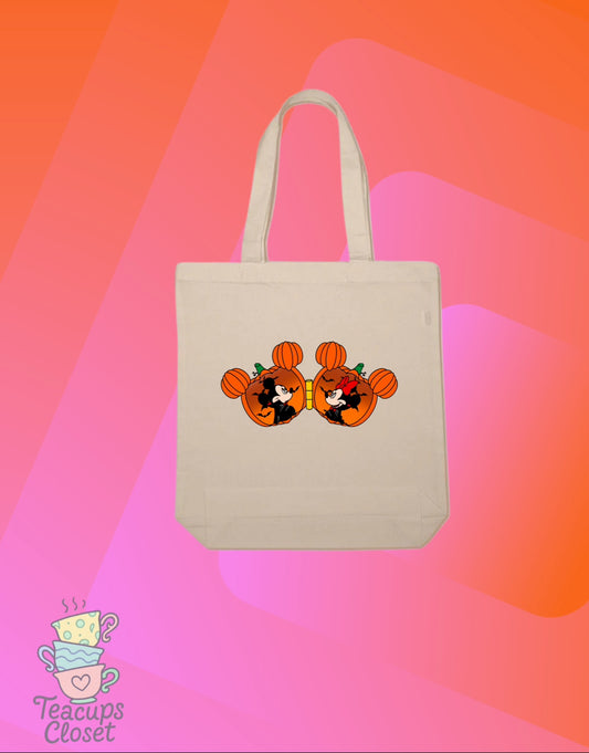 Mickey and Minnie Halloween Tote