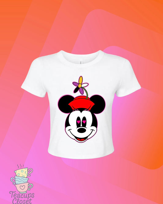 Minnie Mouse Nonbinary Baby Tee