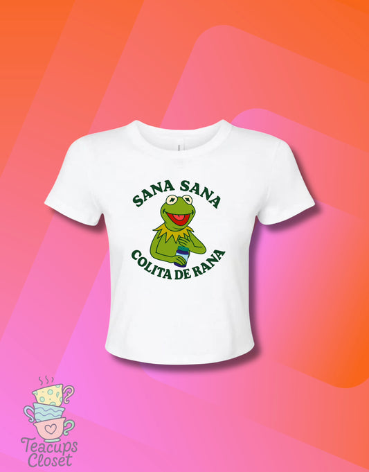 Sana Sana Colita De Rana Kermit Baby Tee
