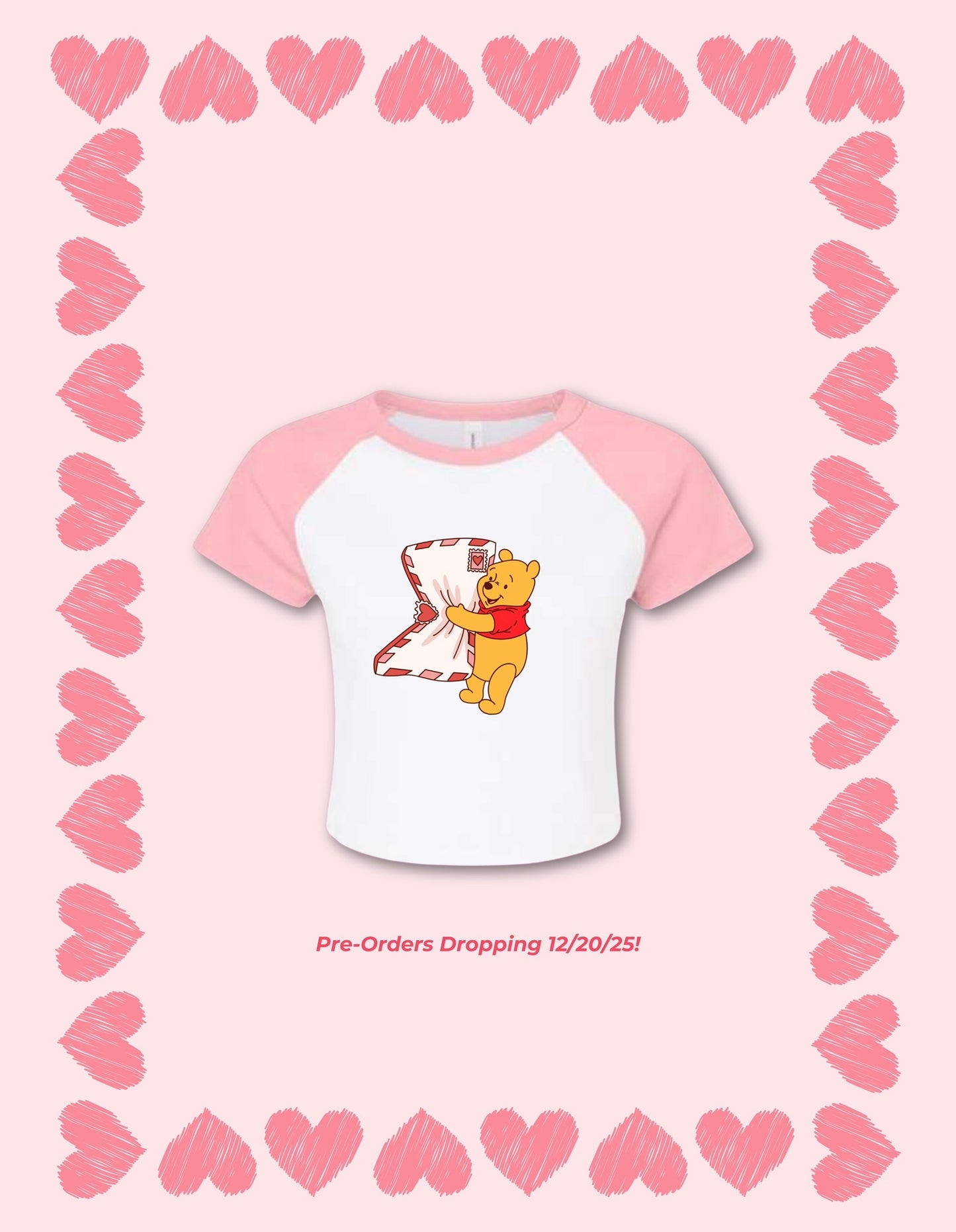 Winnie Valentine Baby Tee