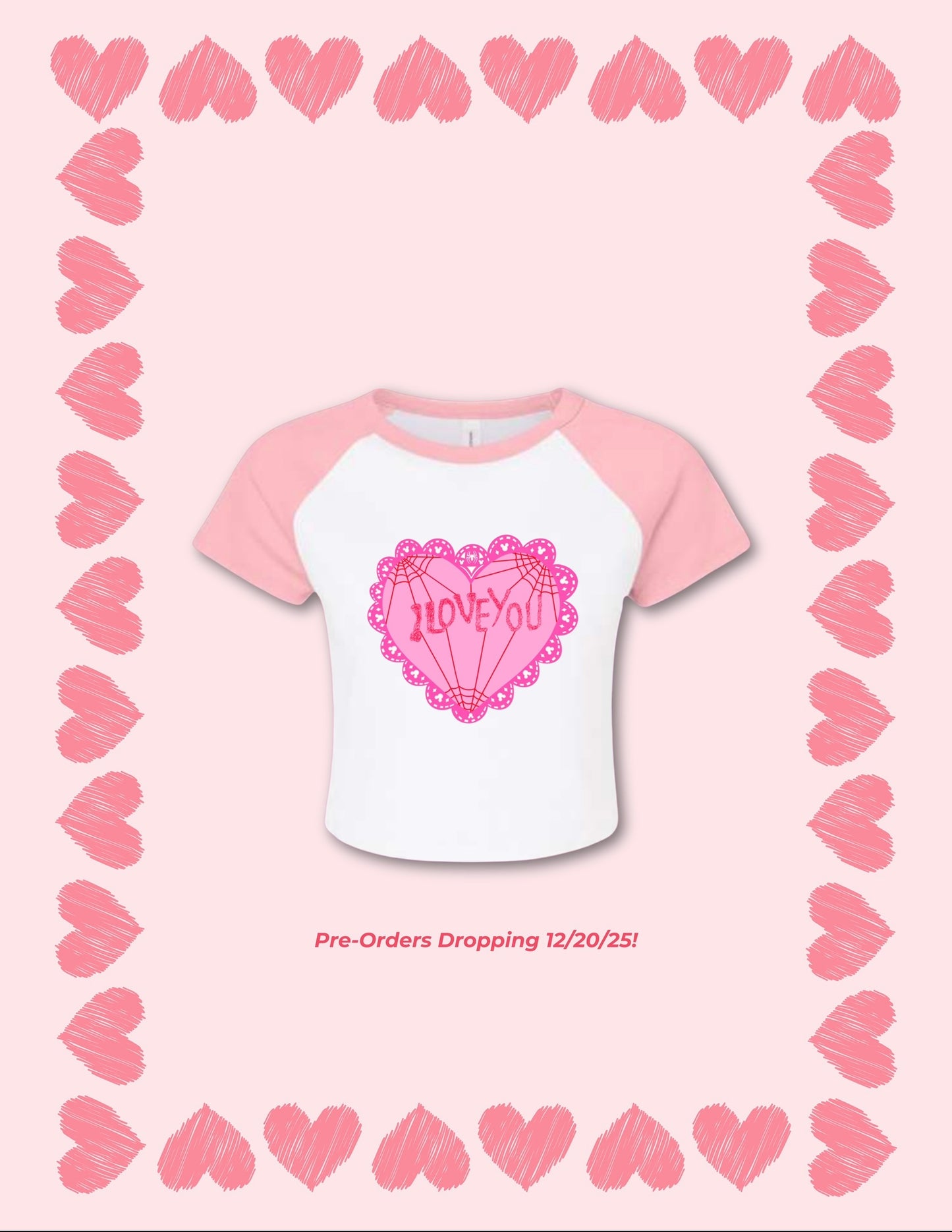 I Love You Spider Baby Tee