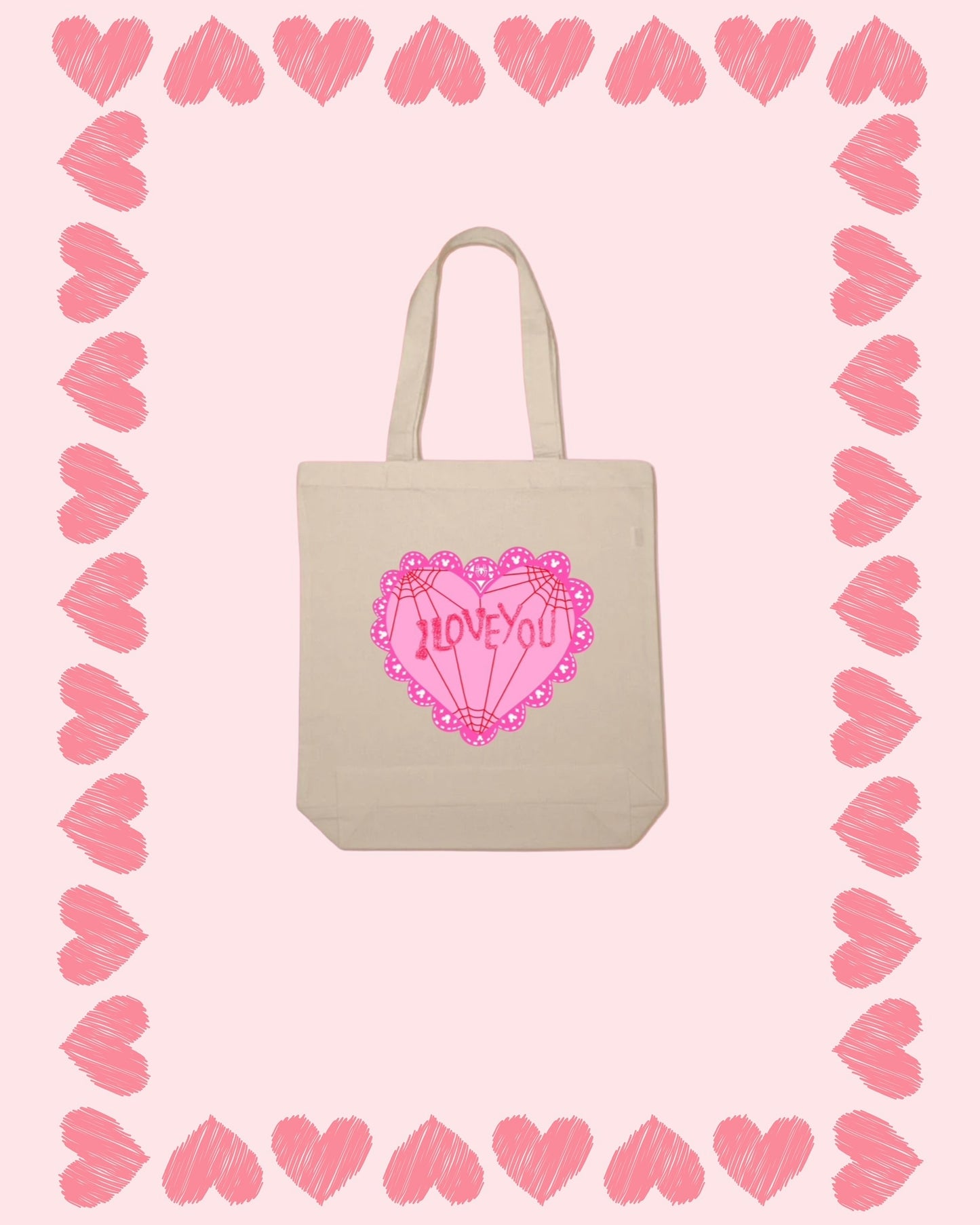 I Love You Spider Tote