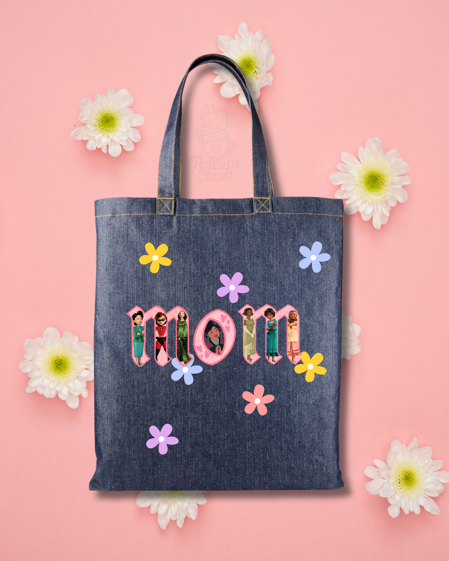 Mom Denim Tote